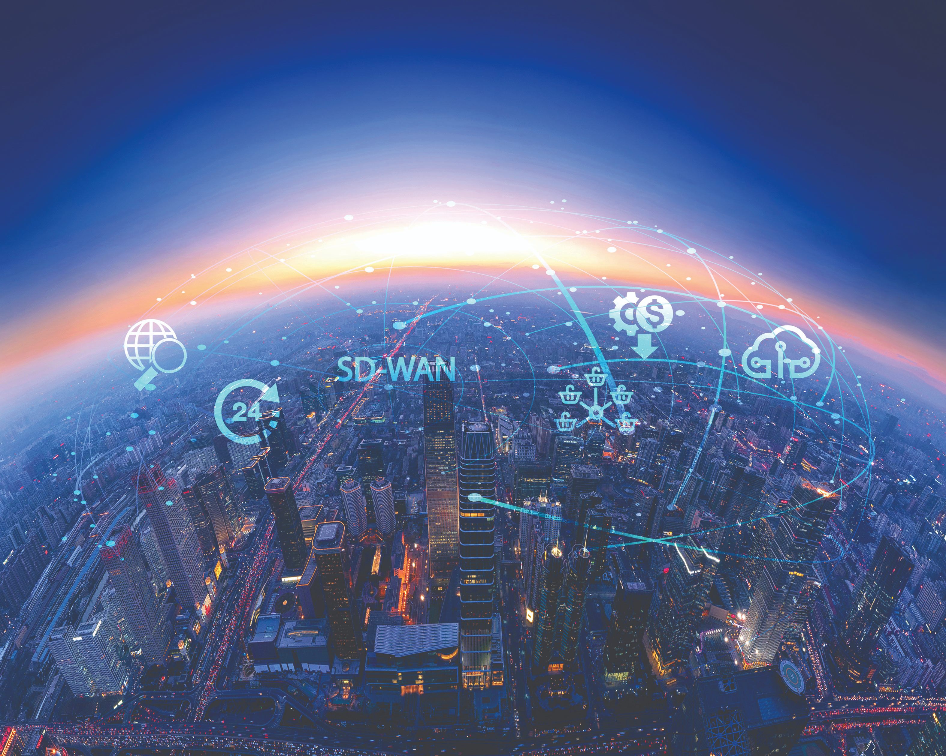 Embrace Digital Transformation with SD-WAN to simplify network deployment, prioritize apps, secure branches interconnection