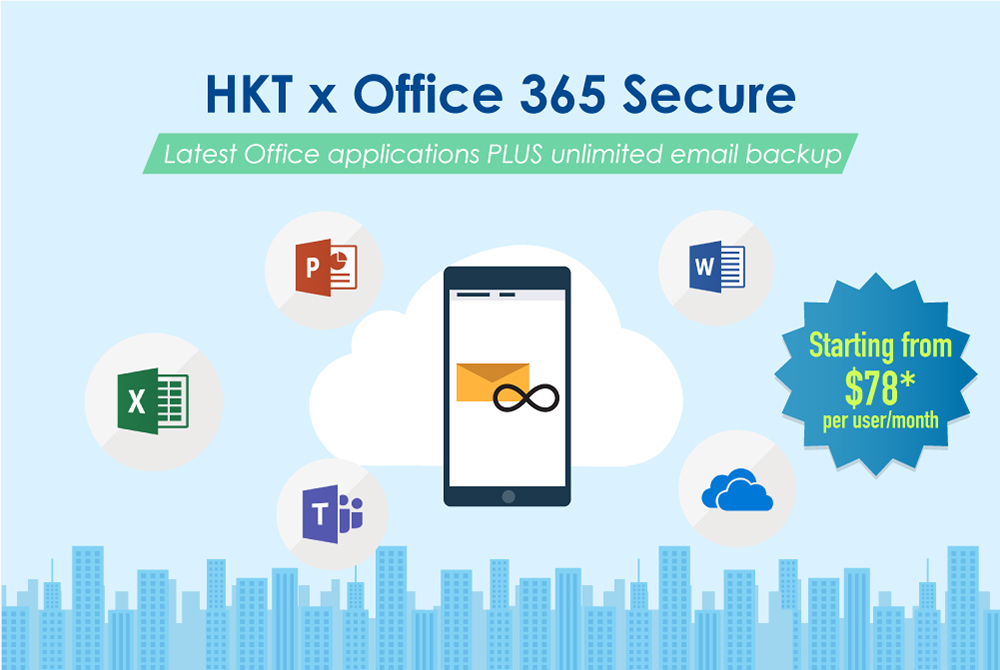 Boosting productivity and security with HKT x Office 365 Secure