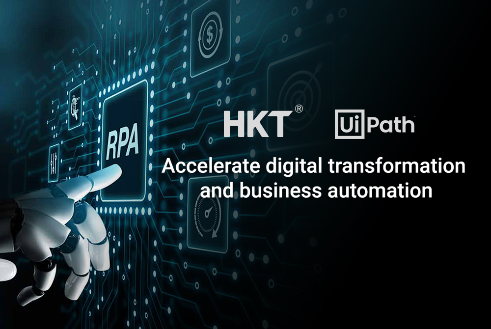 HKT collaborates with robotic process automation giant UiPath to accelerate digital transformation and business automation in Hong Kong