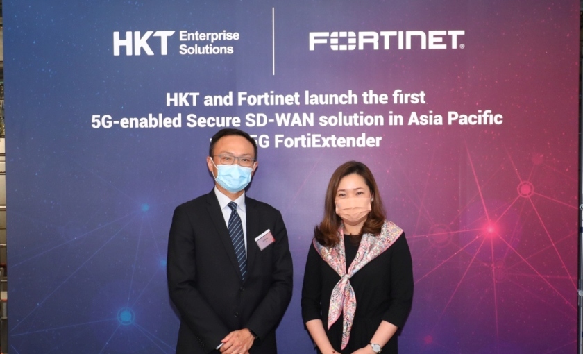 香港電訊與Fortinet推出亞太區首個配合5G FortiExtender的 5G Secure SD-WAN應用方案 協助企業加速採用雲端科技 實現安全數碼轉型